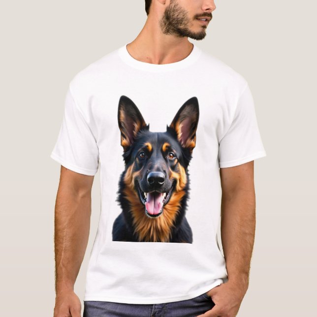 Germam Schäfer Dog Pet Eigentümer Geschenk Memoria T-Shirt (Vorderseite)