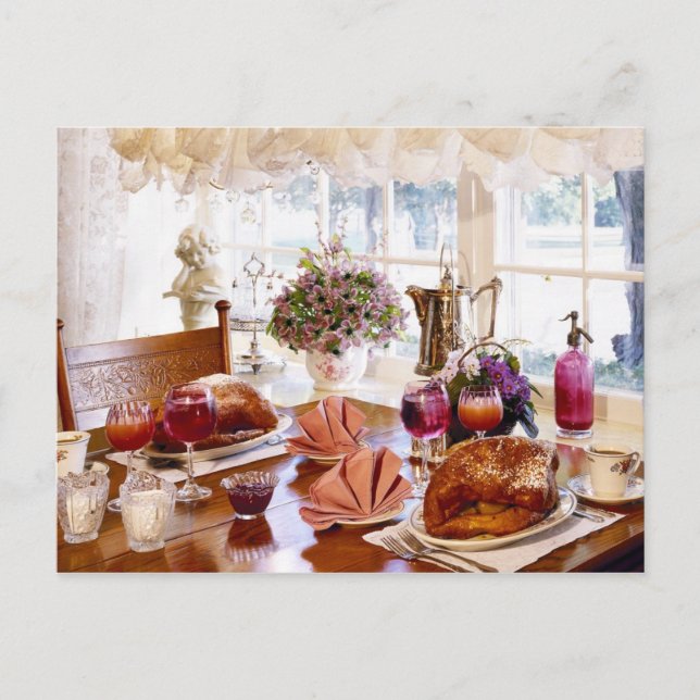 German Apple Pancakes Postkarte (Vorderseite)