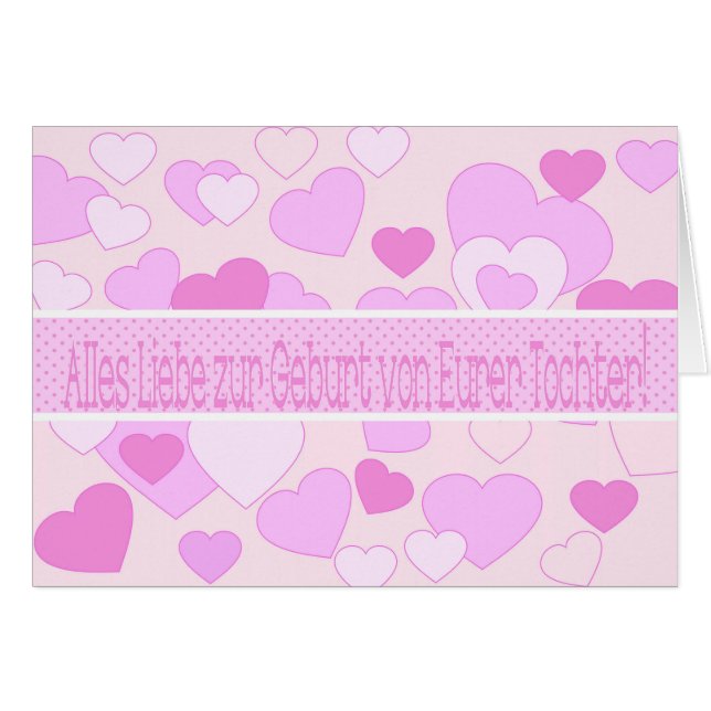 German Baby Girl gratulieren