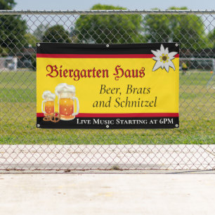 German Biergarten 2 Werbebanner Banner