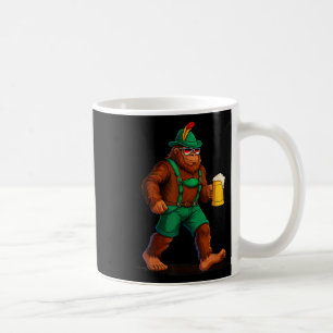 German Bigfoot Sasquatch Beer Lederhose Funny Kaffeetasse