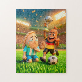 German bratwurst defeating Argentinian empanada so Puzzle