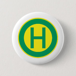 German Bus and Tram Stop sign Haltestelle Button