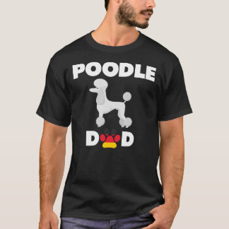 German Dog Poodle Vater Angepasst T-Shirt