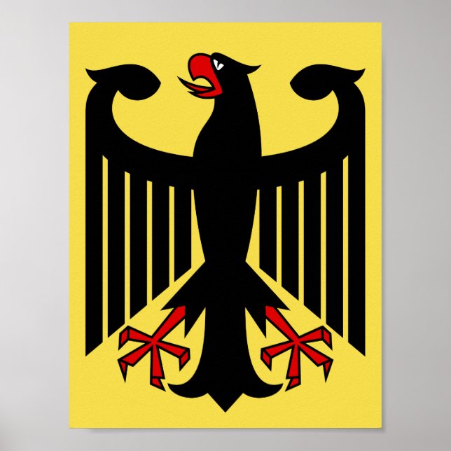 German Eagle Emblem Poster (Vorne)