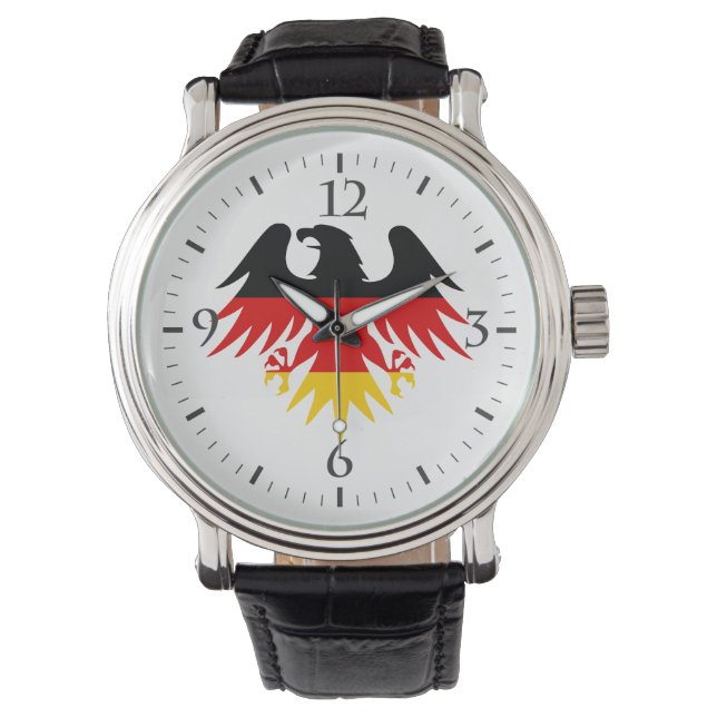 German Eagle Wappen Armbanduhr (Vorderseite)