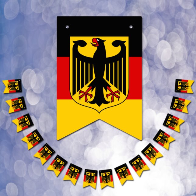 German Flag & Party Germany Banners / Weddings Wimpelkette (Von Creator hochgeladen)