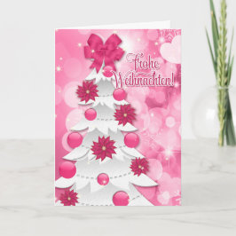 German Frothe Weihnachten Pink Weihnachten