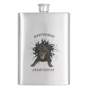 German Hunting Terrier (Jagdterrasse) Flachmann