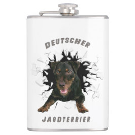 German Hunting Terrier (Jagdterre) Flachmann