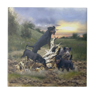 German Hunting Terrier (Jagdterre) Fliese