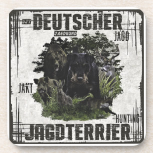 German Hunting Terrier (Jagdterre) Getränkeuntersetzer