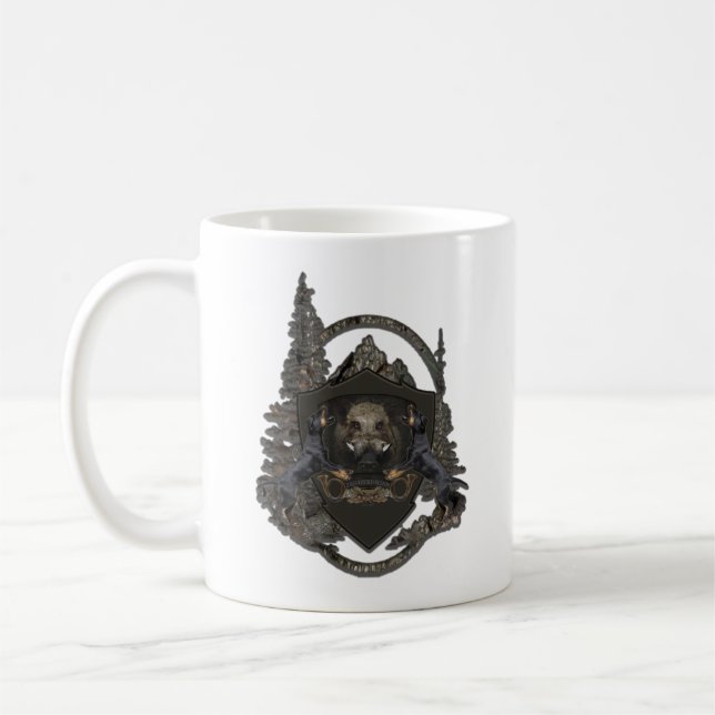 German Hunting Terrier (Jagdterre) Kaffeetasse (Links)