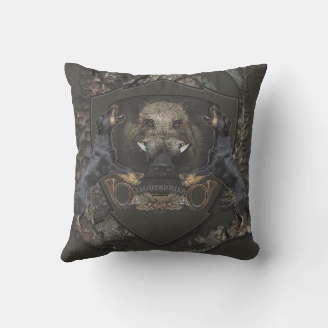 German Hunting Terrier (Jagdterre) Kissen (Rückseite)