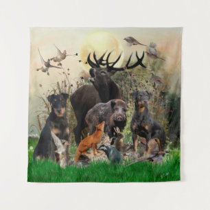 German Hunting Terrier (Jagdterre) Tapestry Wandteppich