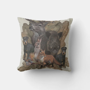 German Hunting Terrier (Jagdterrier) Tapestry Post Kissen