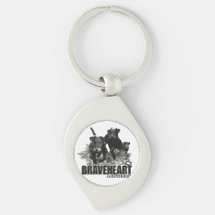 German Hunting Terrier, The Jagdterrier, Art Schlüsselanhänger