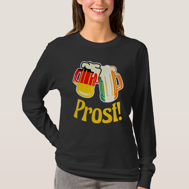 German - Ireland Cheer Prost T-Shirt (Vorderseite)