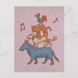 German Medieval Band: Geh Bremen! Feiertagspostkarte