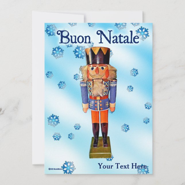 German Nutcracker - Buon Natale (Vorderseite)