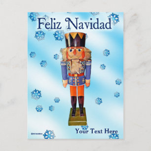 German Nutcracker - Feliz Navidad Postkarte