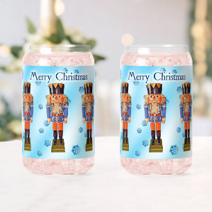 German Nutcracker - Frohe Weihnachten Dosenglas
