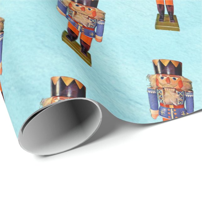 German Nutcracker Geschenkpapier (Rolleneckpunkt)