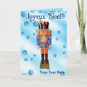 German Nutcracker - Joyeux Noël Karte