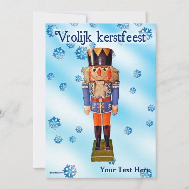 German Nutcracker - Vrolijk kerstest (Vorderseite)