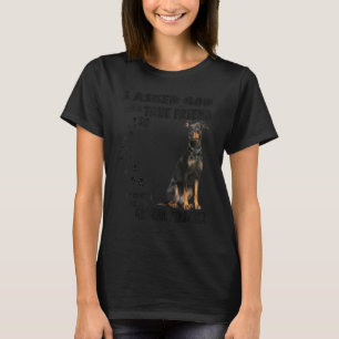 German Pinscher Quote Mama Vater Print, Deutsches T-Shirt