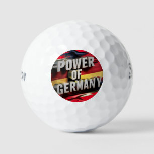 "German Precision: Power Germany" Golf Ball