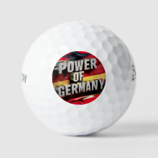 "German Precision: Power Germany" Golf Ball