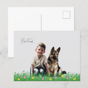 German Shepard Postkarte