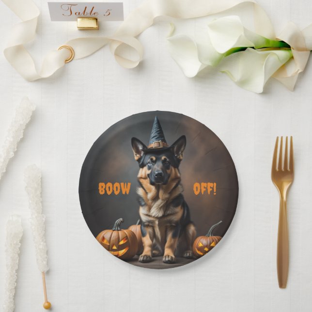 German Shephard Halloween-Party Teller (Hochzeit)