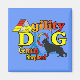 German Shepherd Agility Shirts Geschenke Magnet