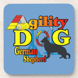 German Shepherd Agility Untersetzer