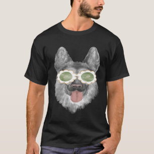 German Shepherd Animal Dog Mama Vater T-Shirt