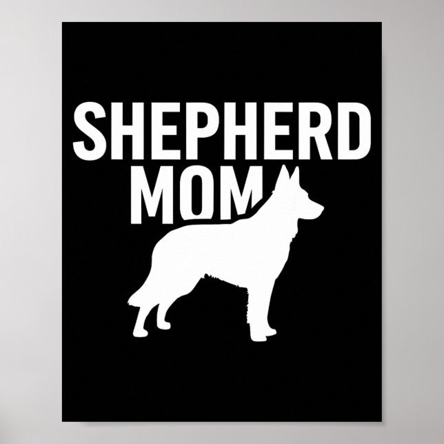 German Shepherd Art For Women Girls German Shepher Poster (Vorne)
