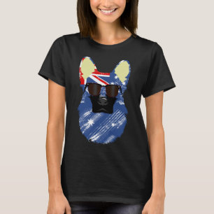 German Shepherd Australian Cool Patriot T-Shirt
