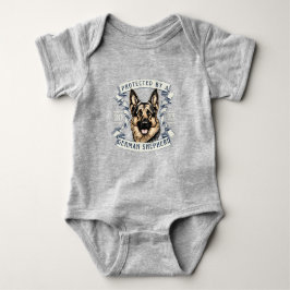 German Shepherd Baby Bodysuit Baby Strampler