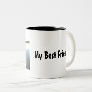 German Shepherd Best Friend Zweifarbige Tasse