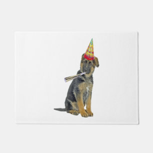 German Shepherd Birthday Fußmatte