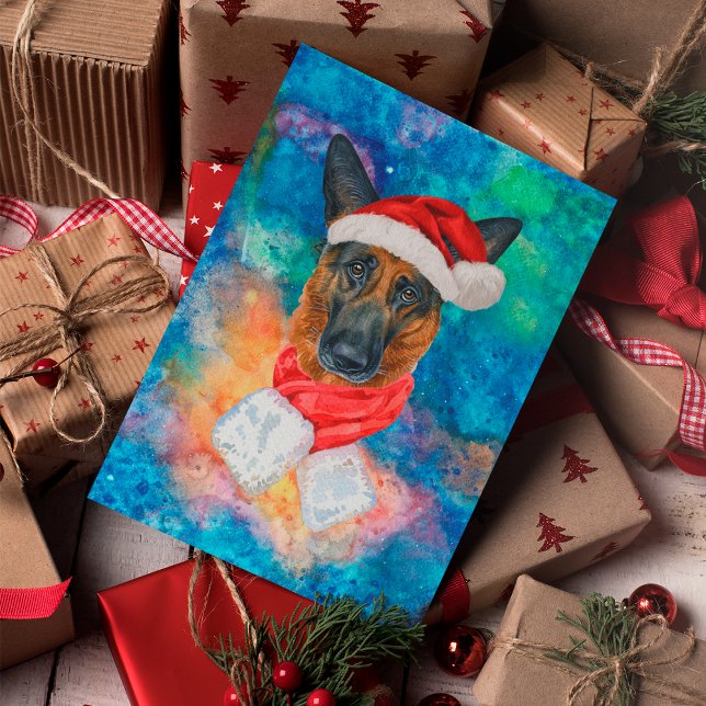 German Shepherd Breed Dog Weihnachten (Von Creator hochgeladen)