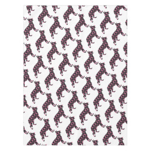 German-Shepherd-Cancer-Ribbon-Black Tischdecke