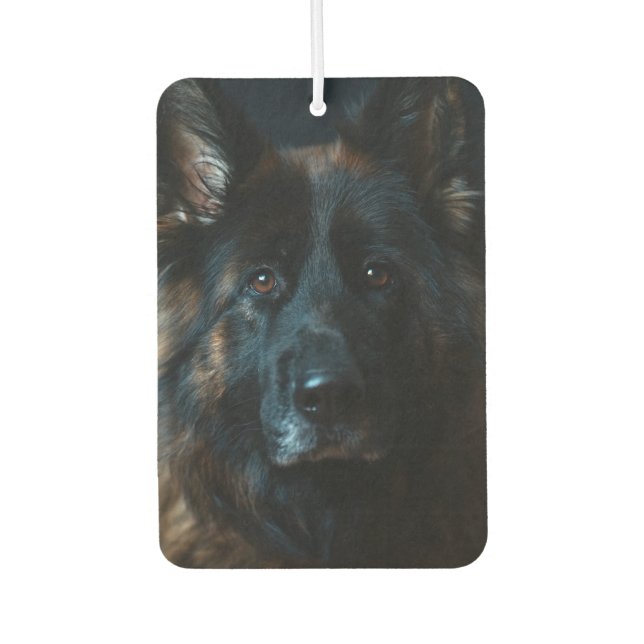 German Shepherd Car Air Freshener Autolufterfrischer (Vorderseite)