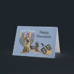 German Shepherd Chanukah Card Menorah Dreidel1 Feiertagskarte<br><div class="desc">Familie und Freunde während der Chanukah Saison zu erinnern ist eine wunderbare Möglichkeit, in Touch mit den Menschen behalten, die Sie Liebe und kümmern sich. Ich habe diese Chanukah-Karten mit Liebe und Sorgfalt erstellt, und ich bin sicher, jeder, der Lieben Hunde wird sich freuen, sie zu erhalten. Sie haben die...</div>