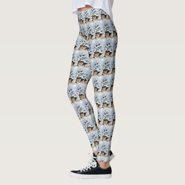 German Shepherd Christmas Leggings (Links)