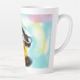 German Shepherd  colorful Milchtasse