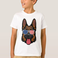German Shepherd Cool American Patriot - Children's