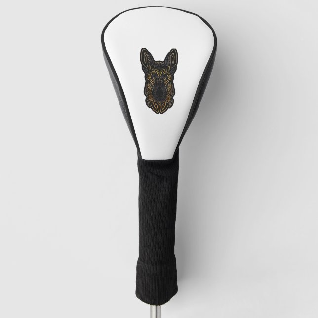 German Shepherd Design German Shepherd Gifts Dog O Golf Headcover (Vorderseite)